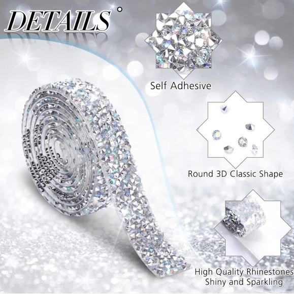 Diamond Rhinestone Ribbon 🎀 - Picture 2 of 2